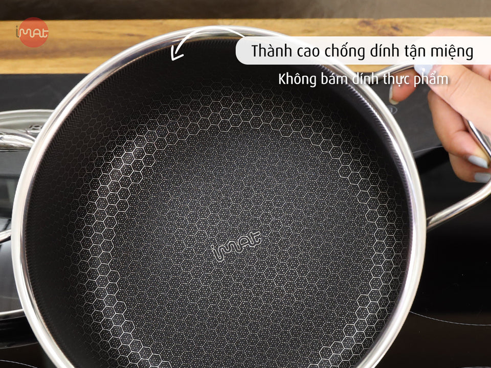 Nồi inox chống dính iMat Blackcube
