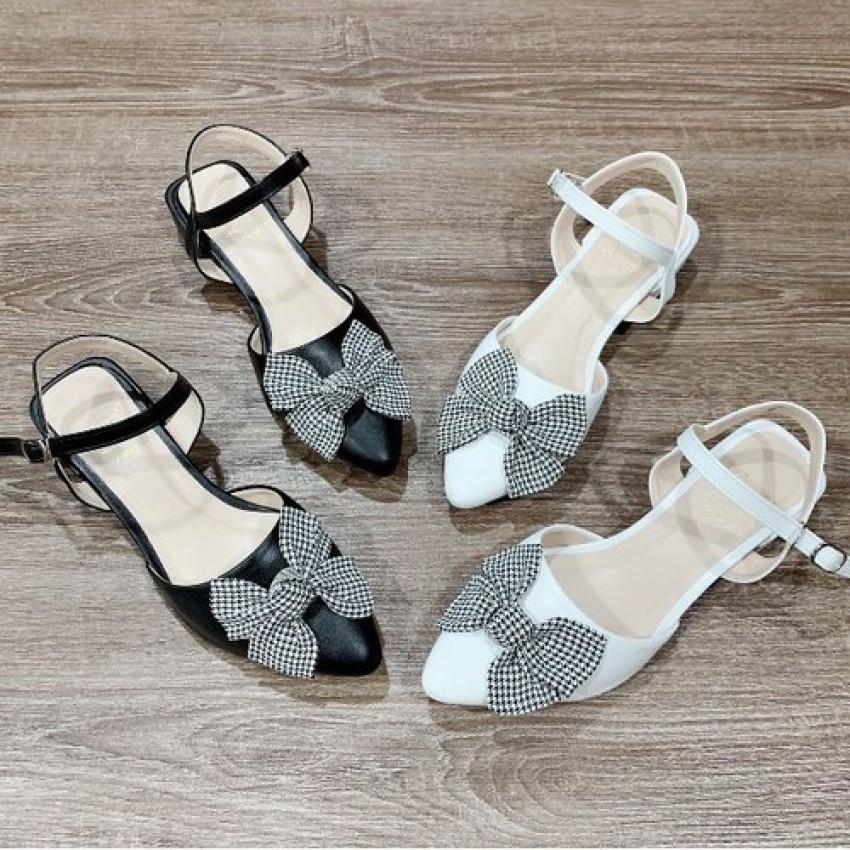 GIÀY SANDAL ĐẾ BỆT DA NƠ CARO giá rẻ