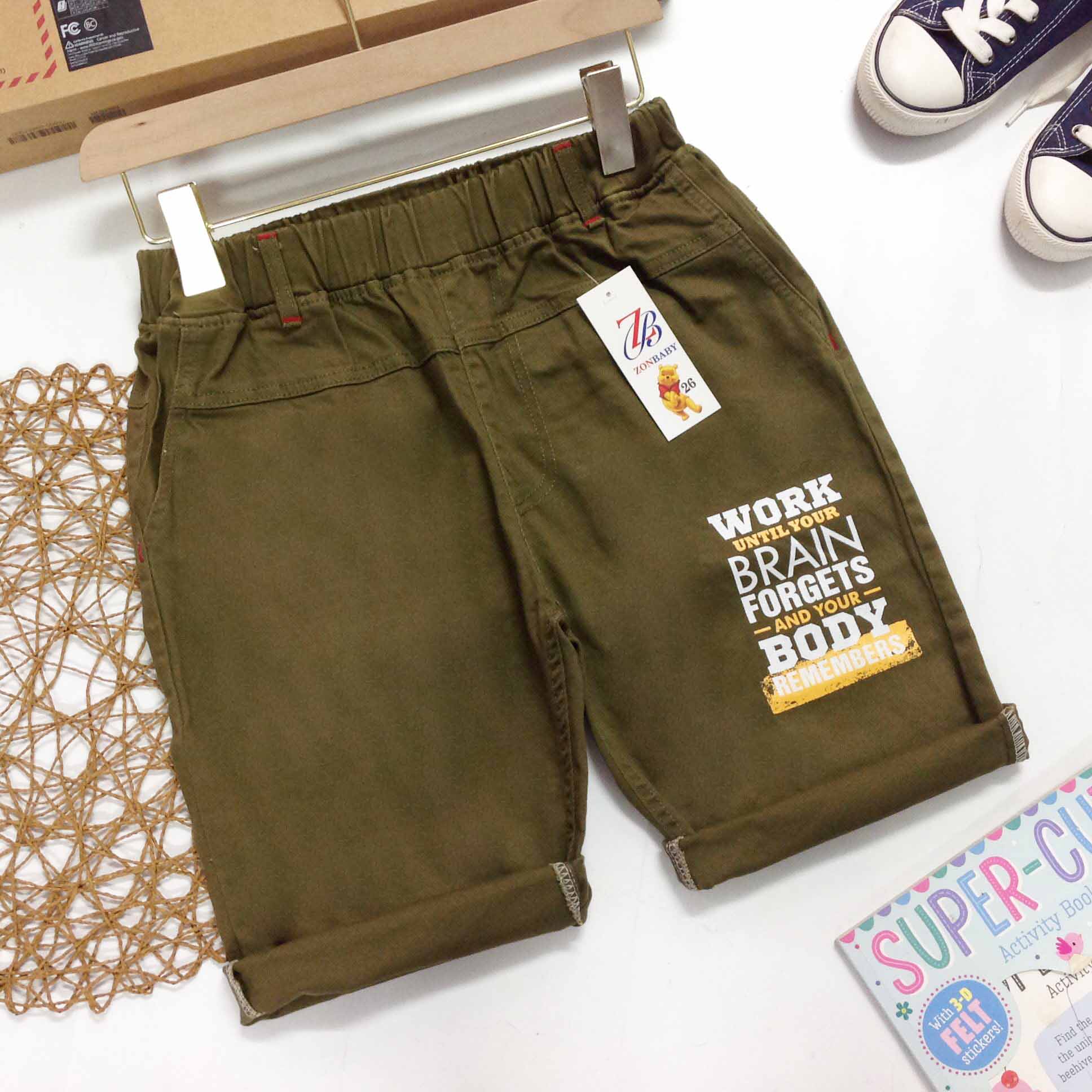 QUẦN SỌT KAKI BÉ TRAI SIZE 34-47KG