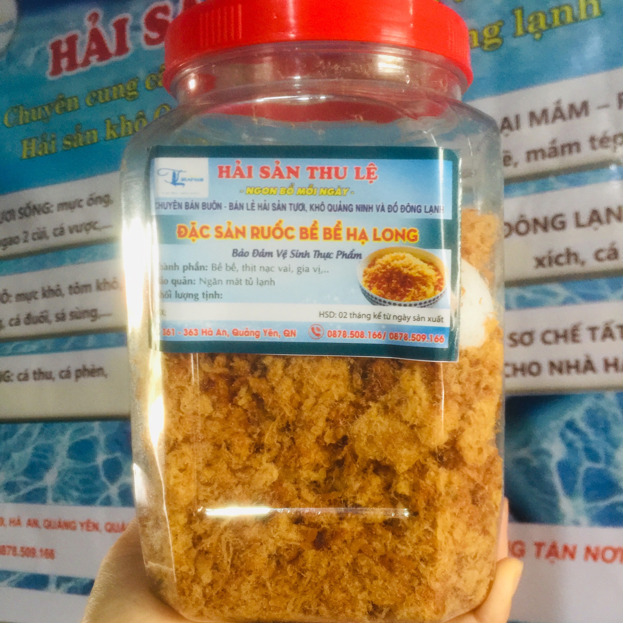 [SIÊU BỔ DƯỠNG] - 500g RUỐC TÔM THỊT - ĐẶC SẢN HẠ LONG LỌ 560G