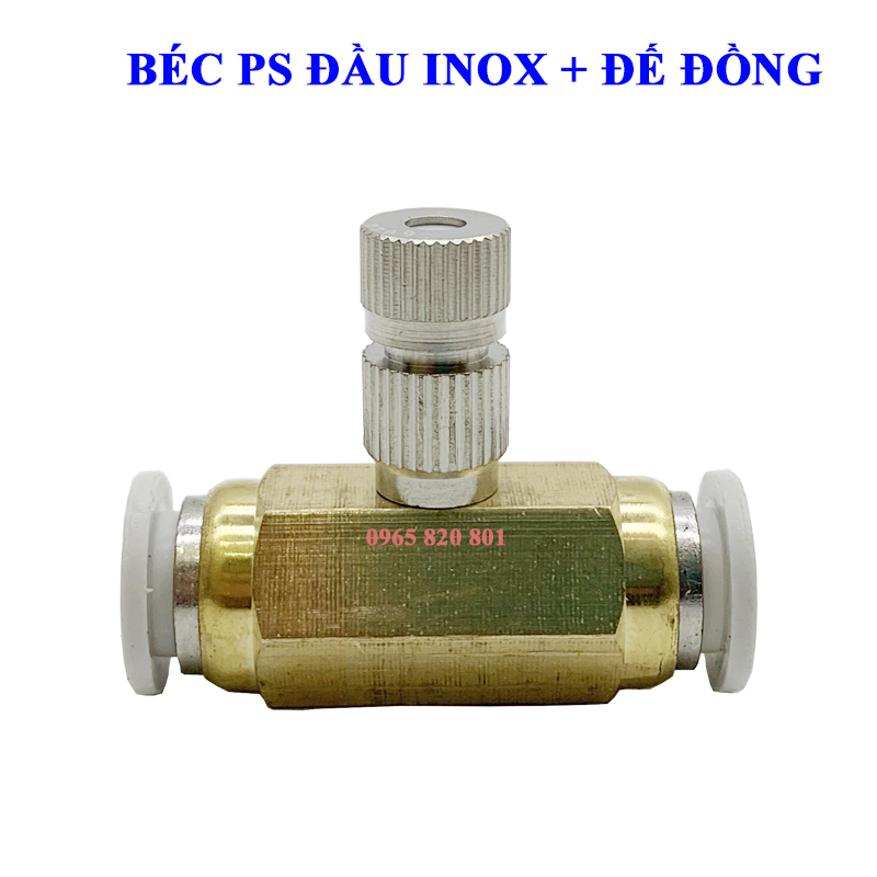 Đầu béc phun sương inox số 1-2-3-6