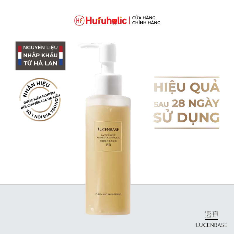 Gel tẩy da chết LUCENBASE Lactobionic Acid Lucenbase tẩy tế bào chết hoa cúc 150ml LUCB45 giá rẻ