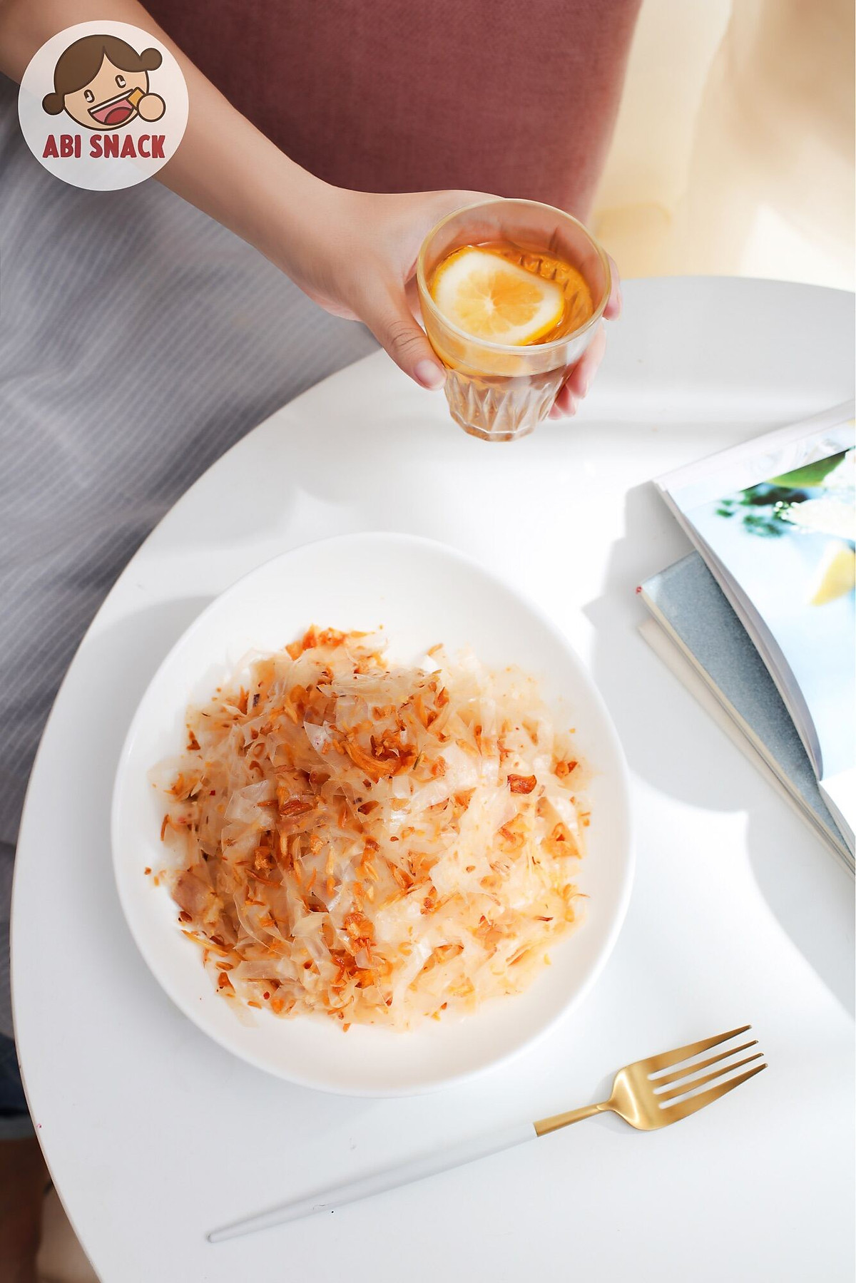 Abi Snack Bánh Tráng Bơ Tỏi