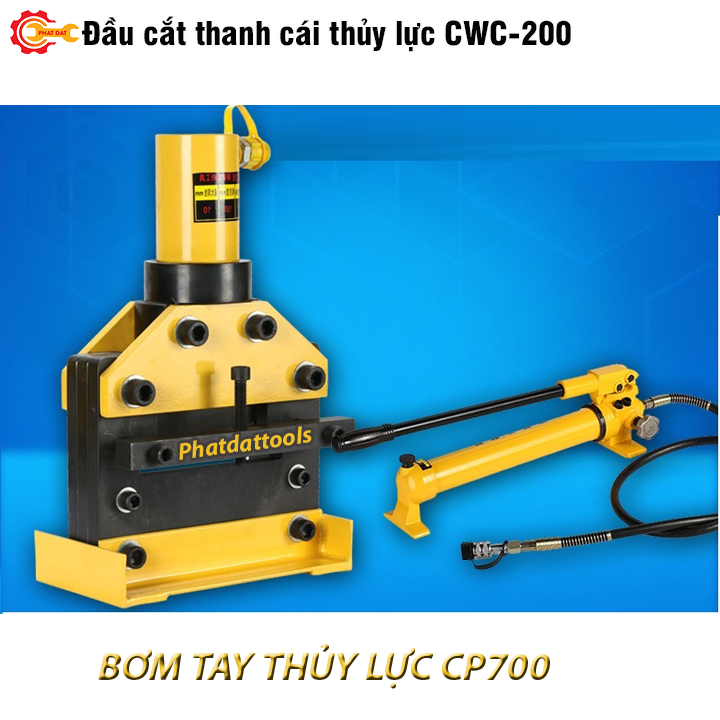 Máy cắt thanh đồng thủy lực CWC200
