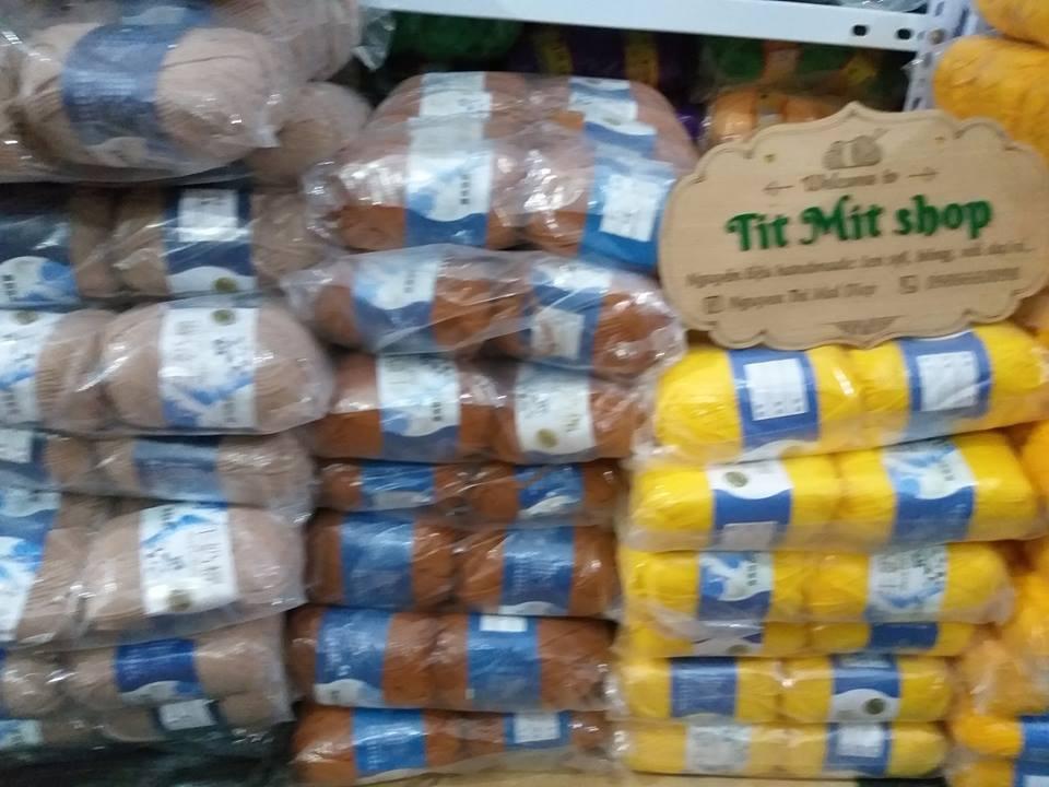 Combo 10 cuộn len milk cotton 50g/ cuộn