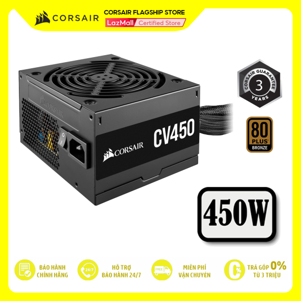Bảng giá Nguồn máy tính CORSAIR CV450 - 80 Plus Bronze Phong Vũ