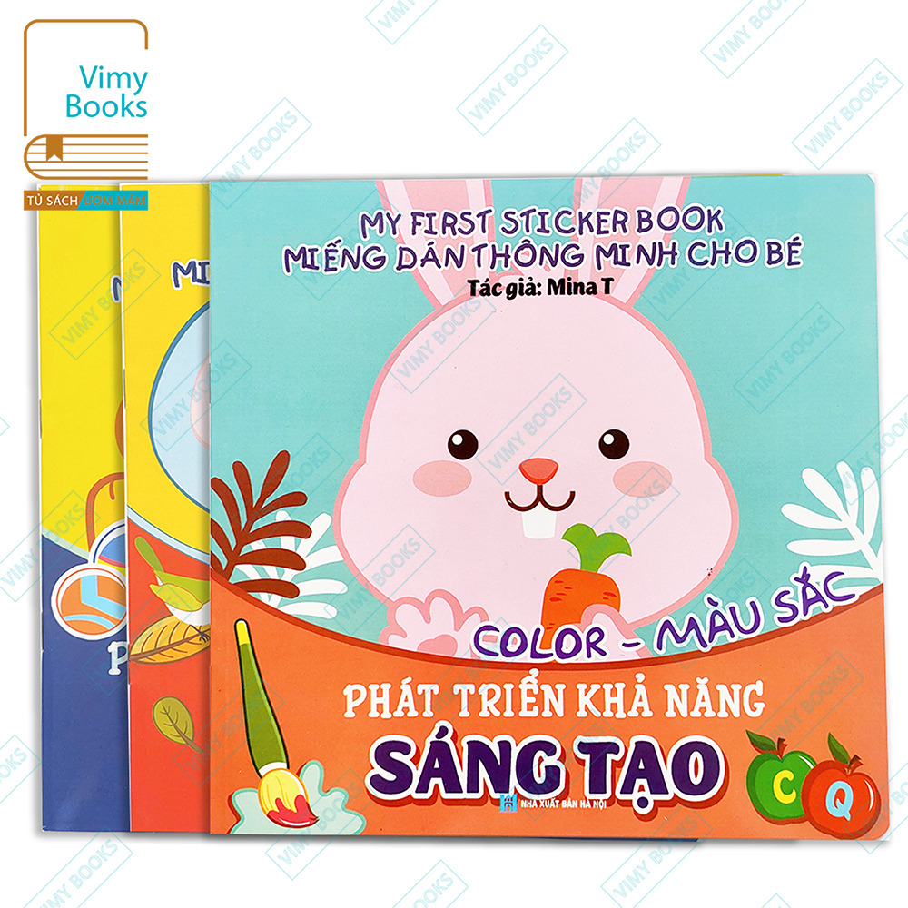 Sách - Miếng Dán Thông Minh Cho Bé - My First Sticker Book (Bộ 3 Cuốn)
