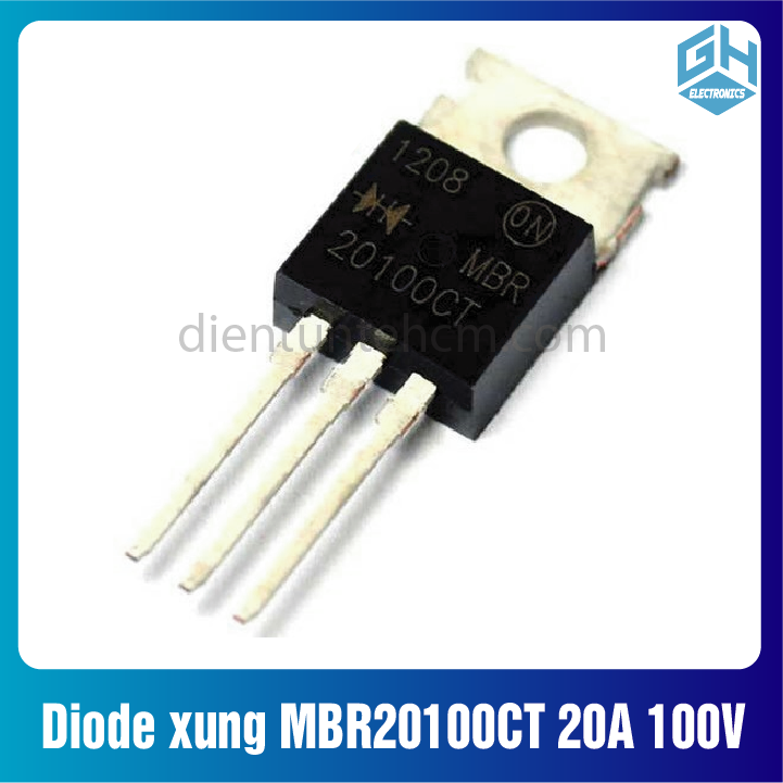 Combo 2 con Diode xung MBR20100CT 20A 100V