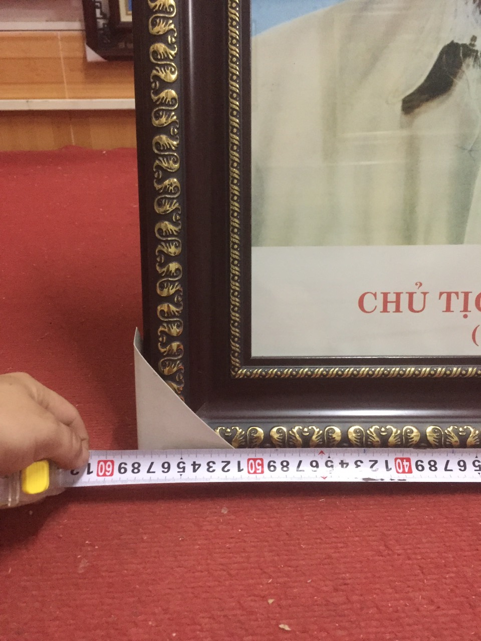 KHUNG ẢNH BÁC HỒ ( CỠ ĐẠI )