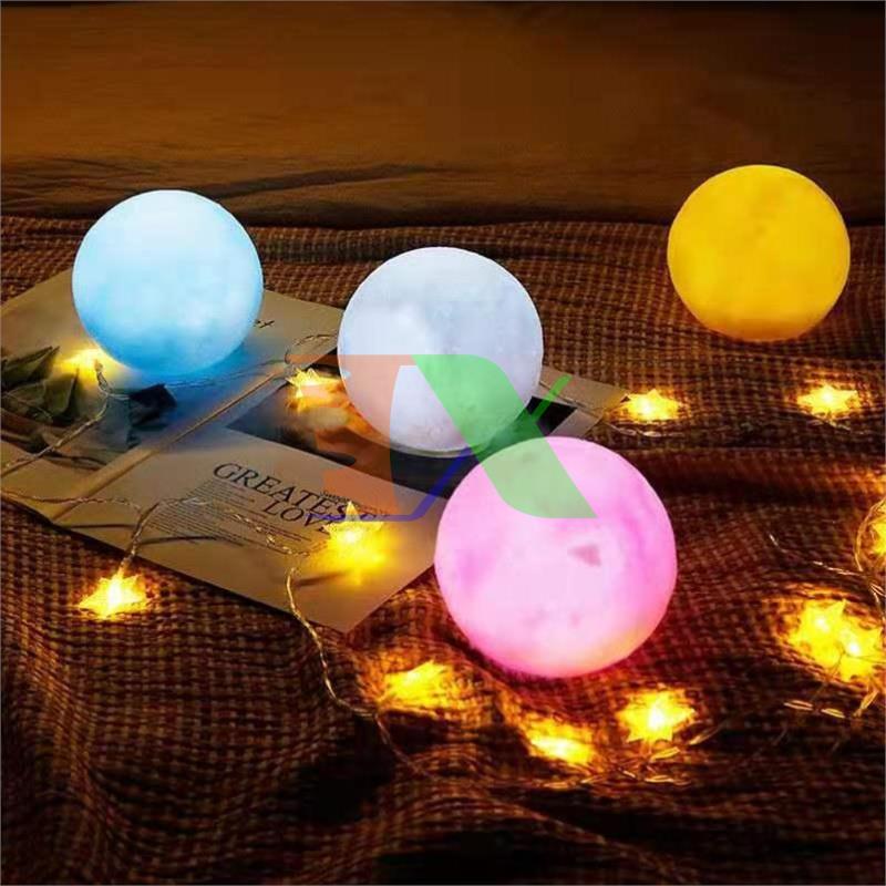 Nightlight Moon moon light 3D, Decoration lamp moon light 3D, 7 color