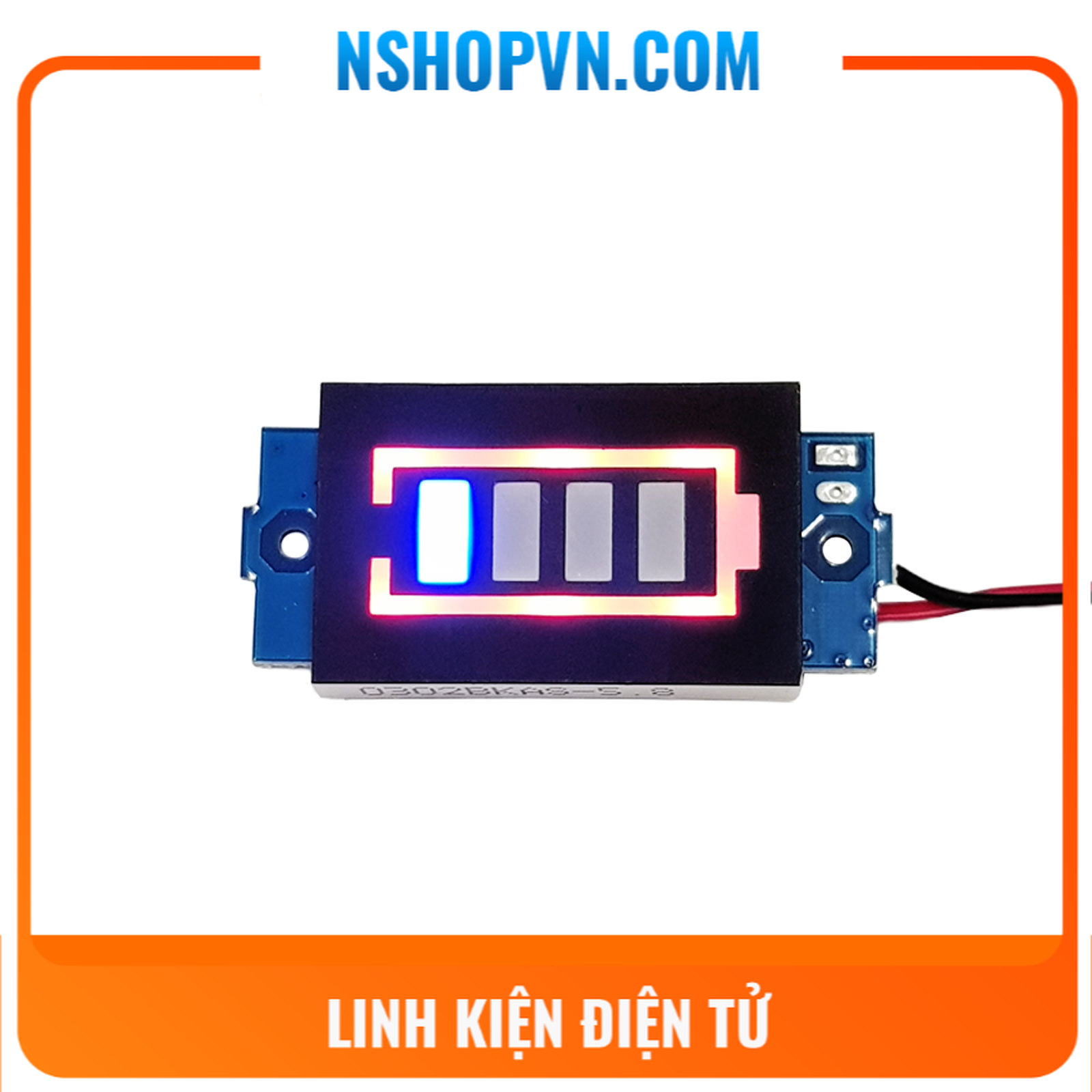 Mạch hiển thị mức năng lượng pin 1S 4.2V