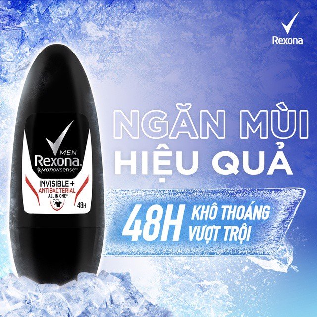 Lăn Khử Mùi Nam Rexona Antibac 50ml