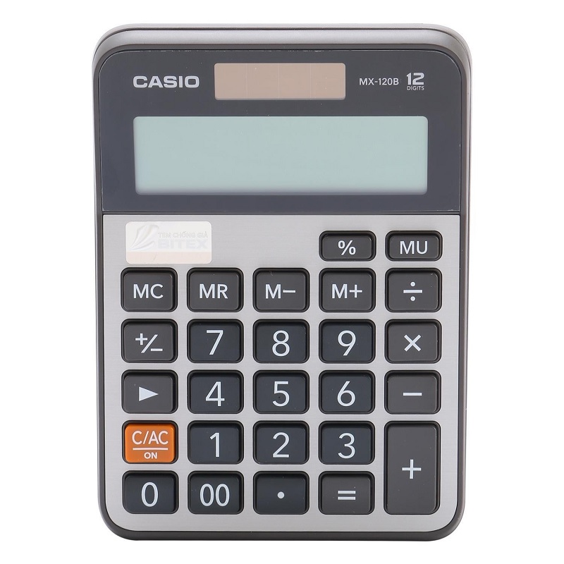 Máy tính Casio MX-120B - Chính hãng Bitex, Bảo hành 7 năm