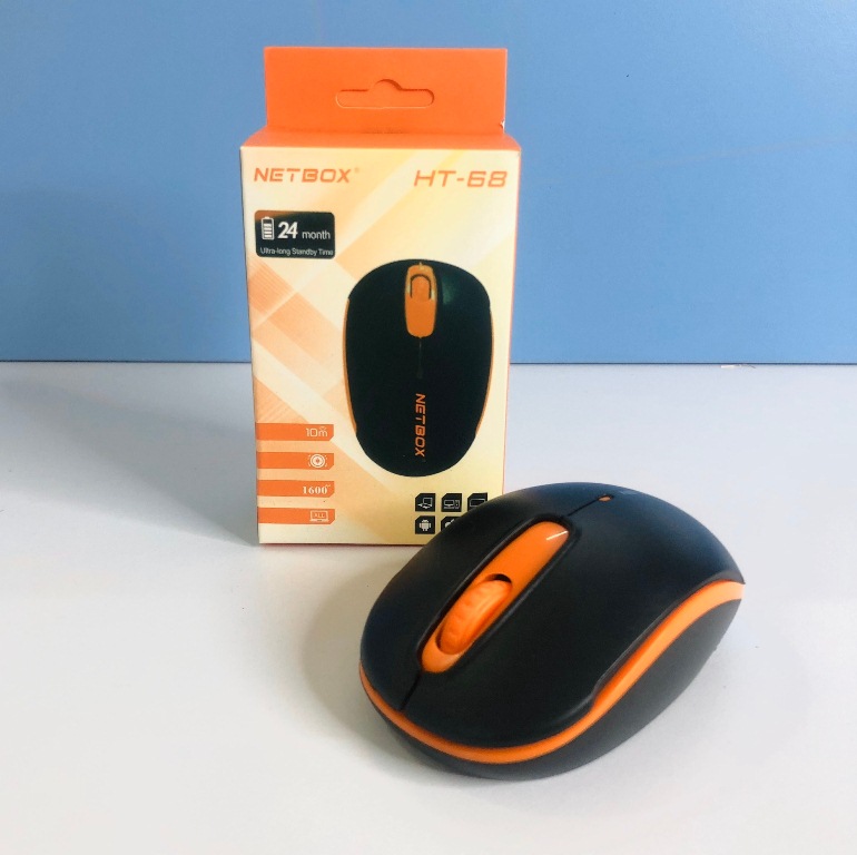 Chuột quang Không dây Netbox HT68 Chính Hãng