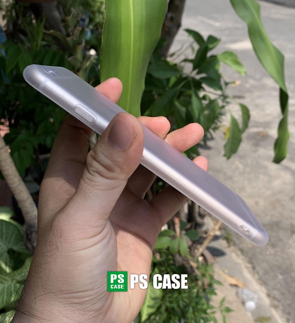 Ốp lưng viền dẻo trong sần nhám iPhone 6 Plus - iPhone 6s Plus- PS CASE phân phối