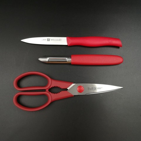 Set dao nhỏ + kéo + dao nạo zwilling knife 38157-001-0