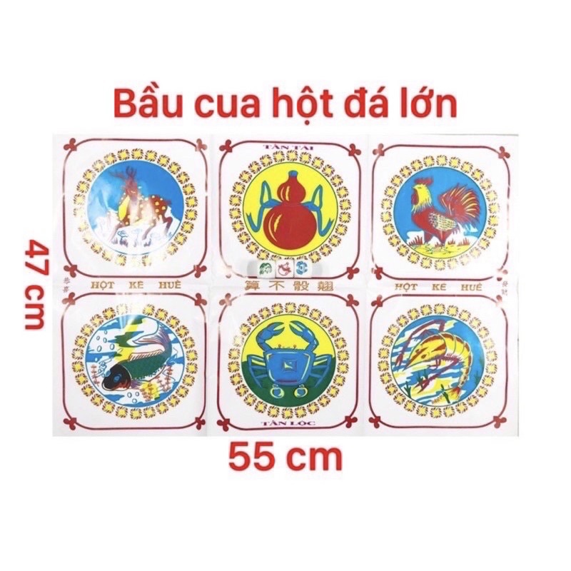 [MUA 2 GIẢM 5%]Cờ bầu cua hột đá lớn 2.5cm chơi cực đã