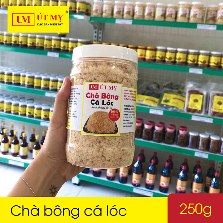 [GIẢM 30%] Chà bông cá lóc Út Mỵ 250gr