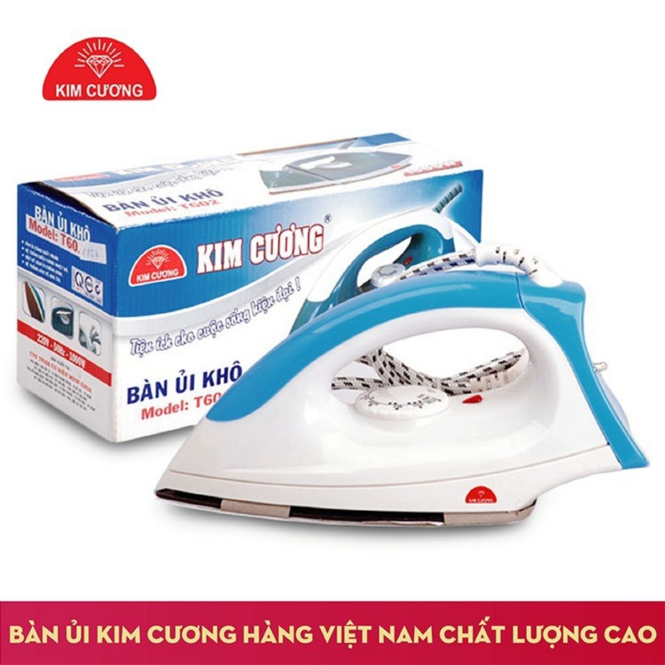 bàn ủi điện kim cương