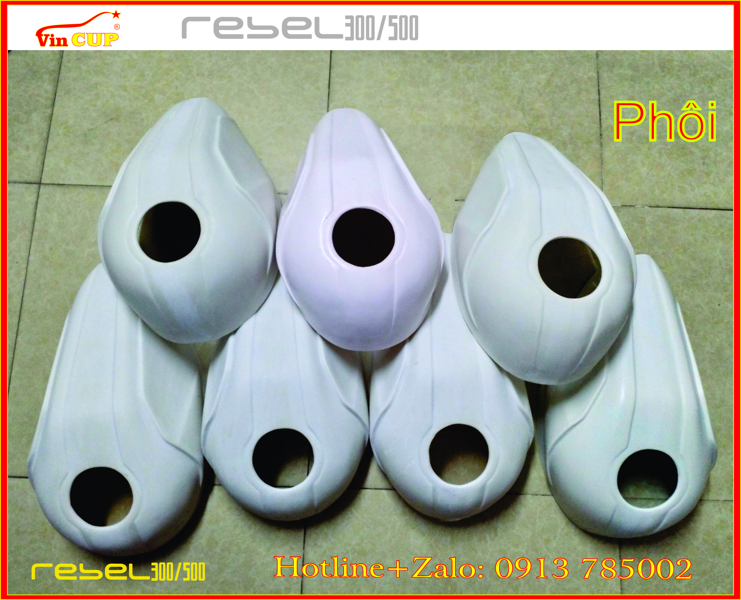 [HCM]Phôi áp Bình xăng cho Rebel 300/500