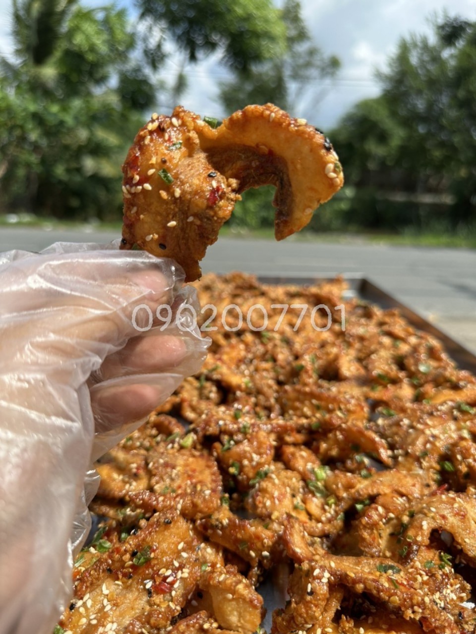 Ba rọi mắm me siêu ngon - đồ ăn vặt