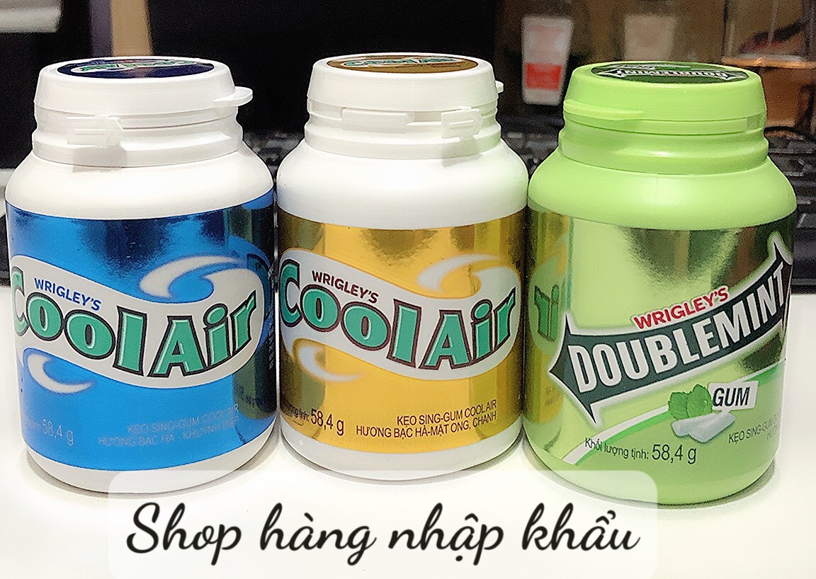 Kẹo singum Coolair, Doublemint 58.4gr - Date 04/2027