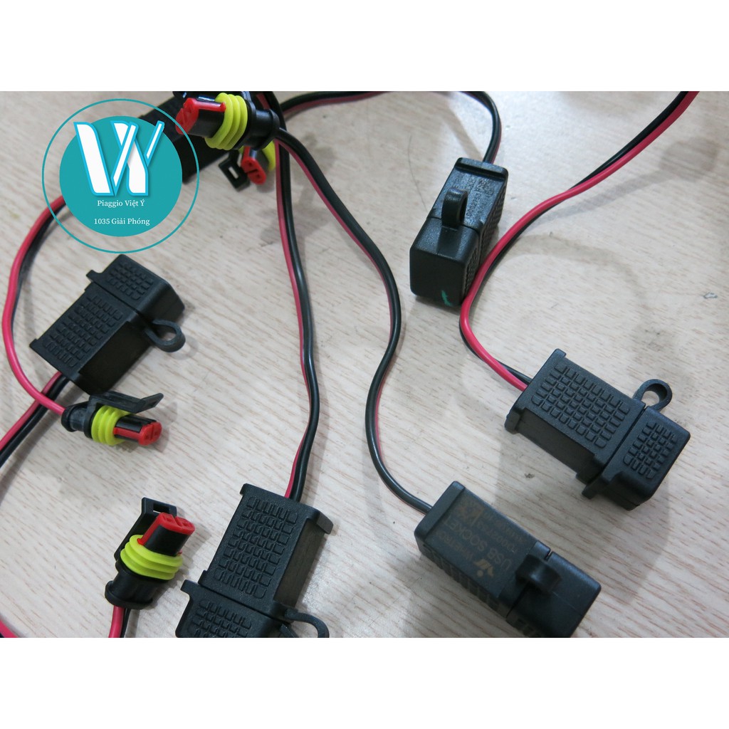 Cổng Sạc Usb Piaggio Vespa Mọi Loại Xe Máy