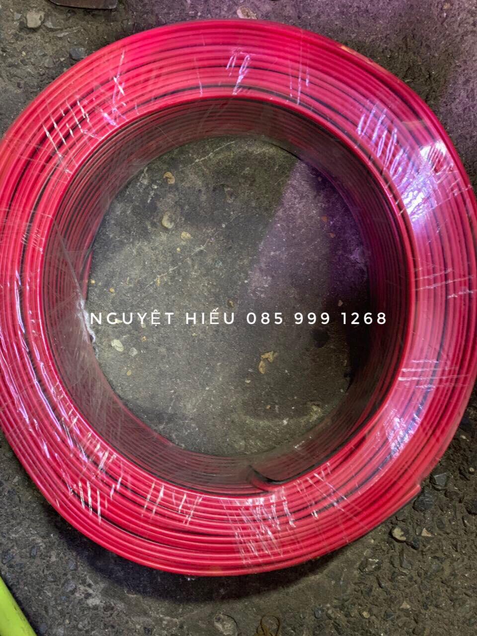 Dây điện đôi đỏ đen 2x0.5mm cuộn 100m