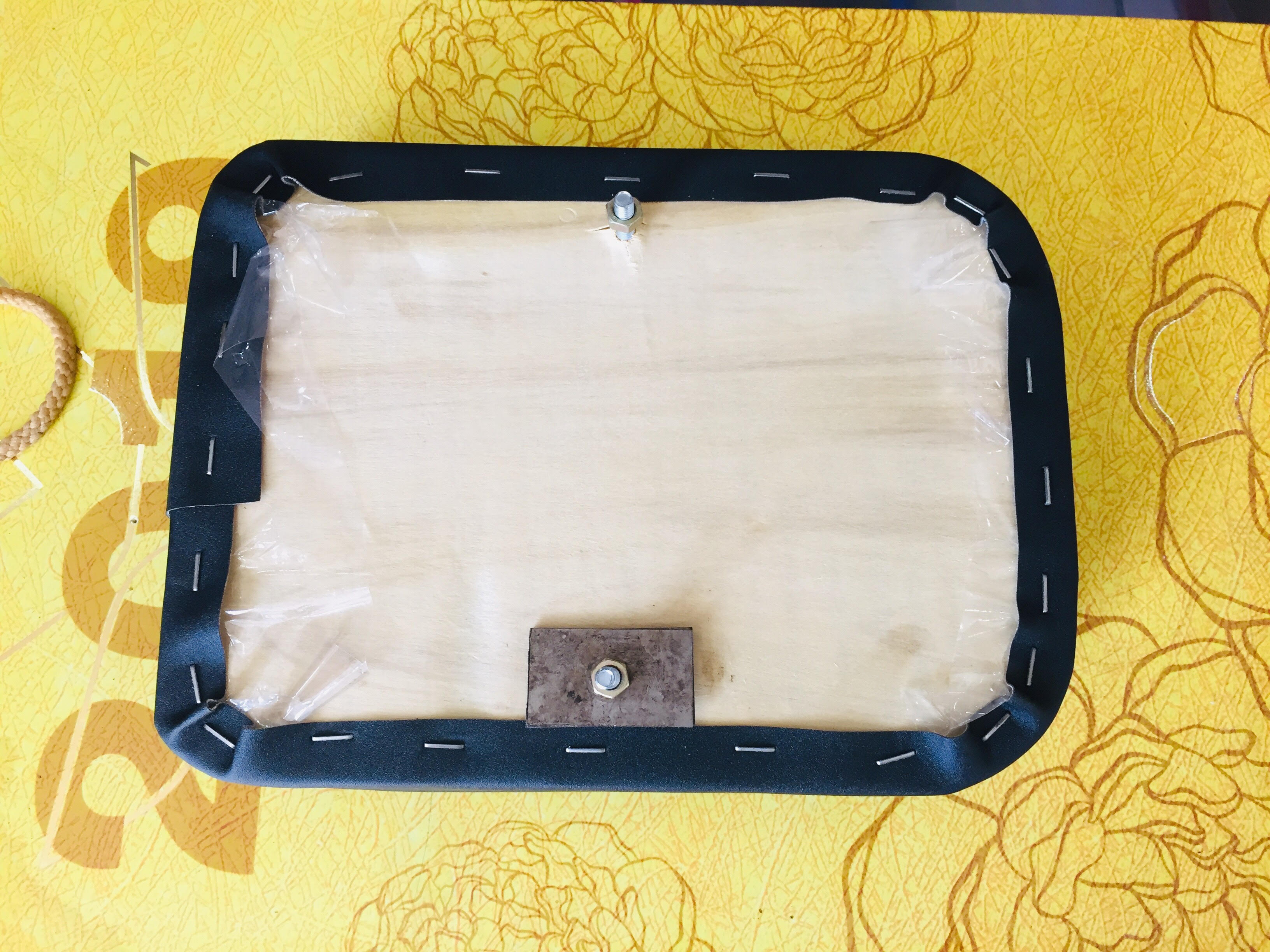 nệm sau cho xe cub én lùn - màu đen