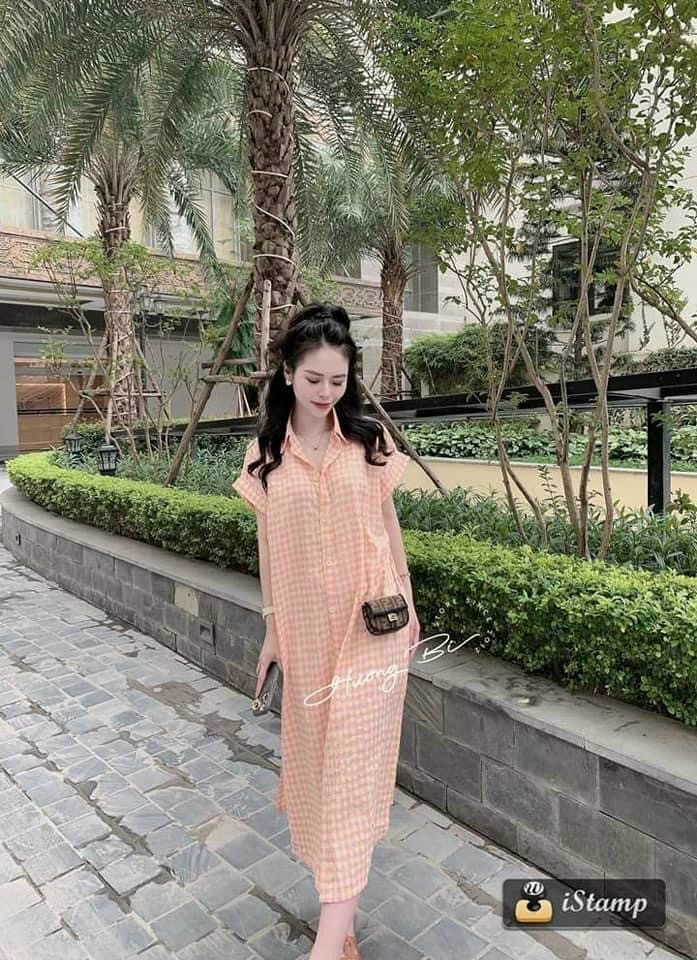Váy bầu thiết kế - đầm bầu công sở- Đầm Bầu Đẹp Lụa Nhật Mềm
