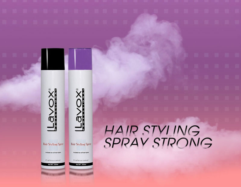 Keo xịt giữ nếp tóc lavox