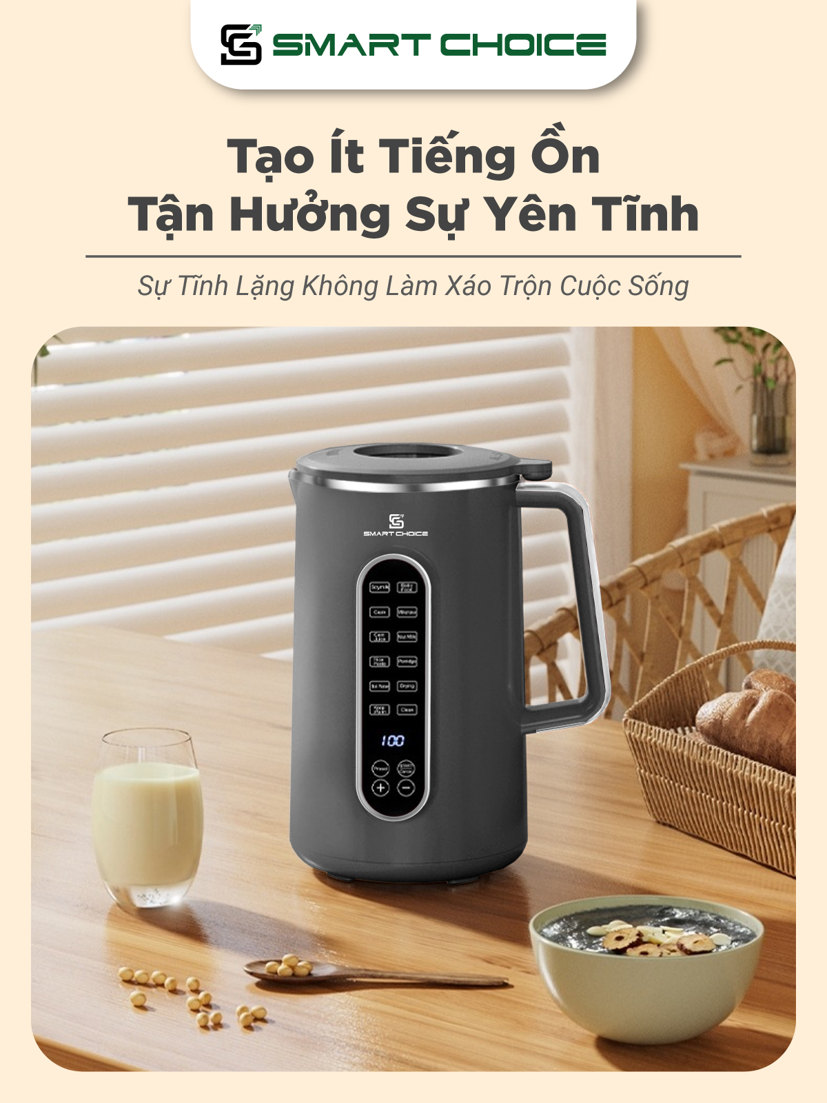 Máy Làm Sữa Hạt SmartChoice SCG-SH001