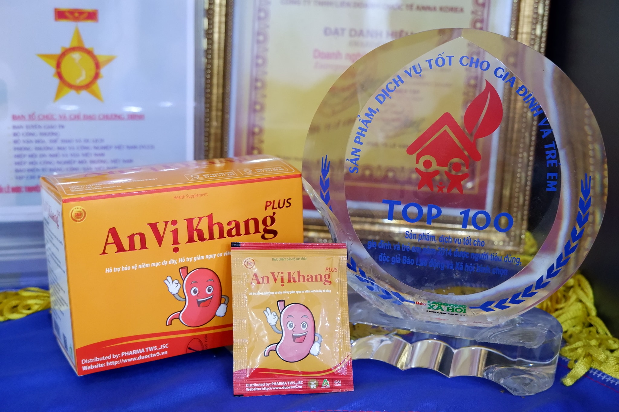 An Vị Khang Plus hộp 16 gói