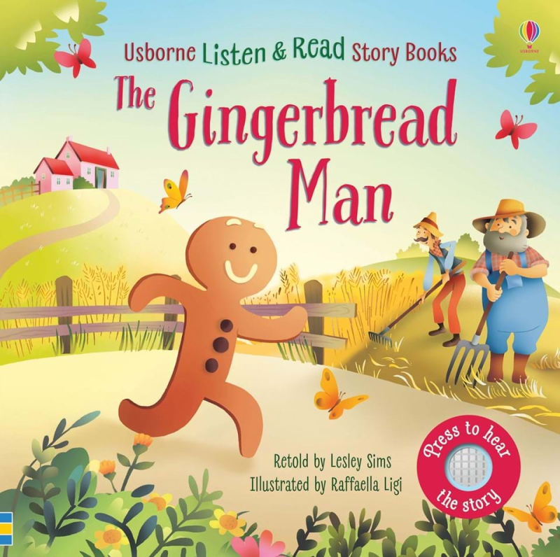 The Gingerbread Man - Usborne Listen and Read Story Books (Board book)