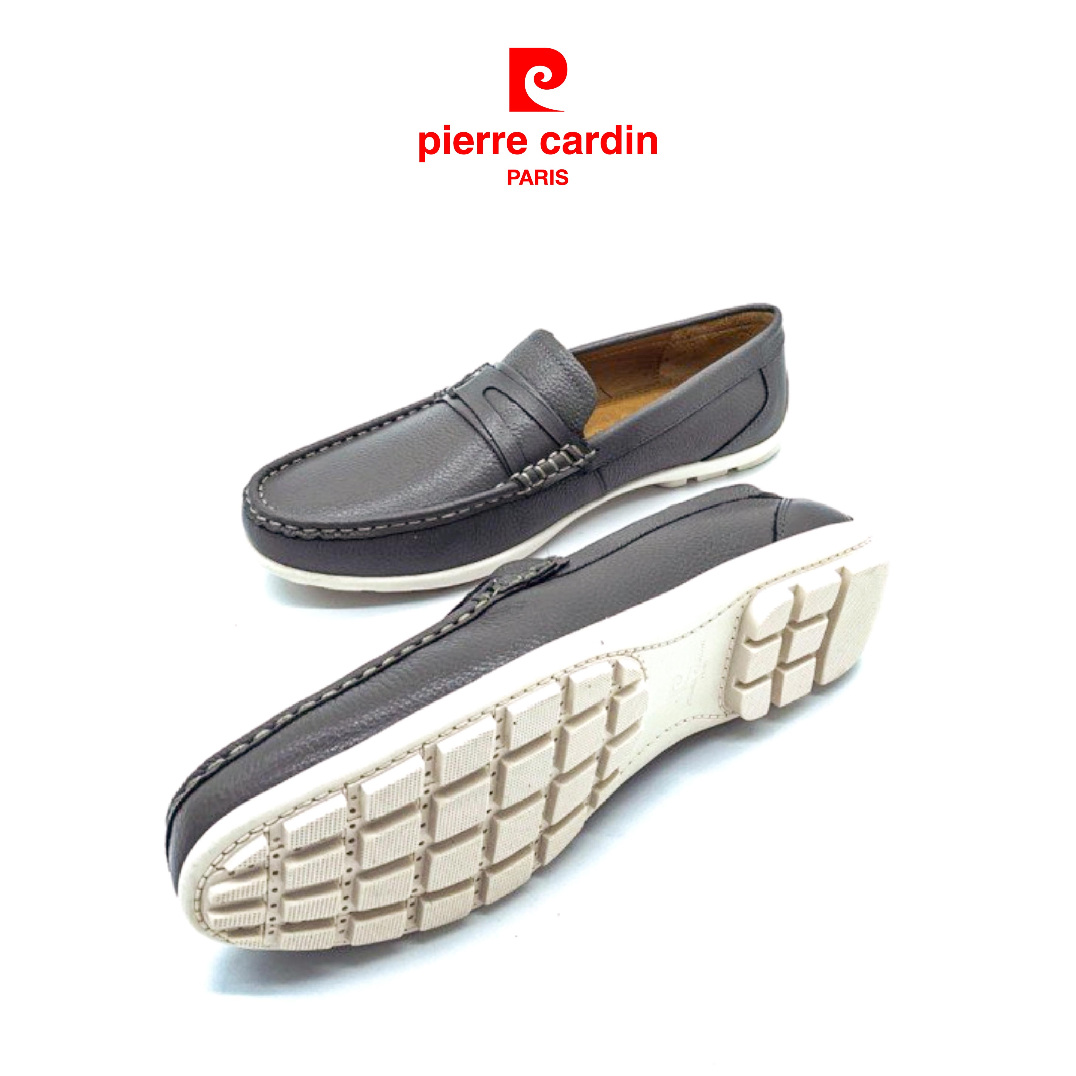Giày lười Pierre Cardin da thật nhập khẩu PCMFWL 710