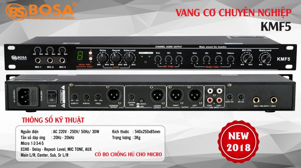 [HCM]Vang cơ Bosa KMF5 (Đen)