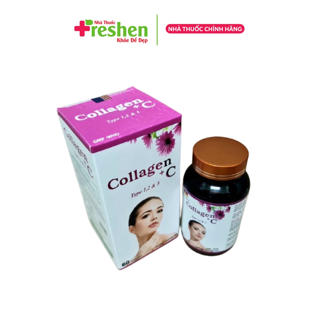 ĐẸP DA SÁNG DA COLLAGEN + C Lọ 60V