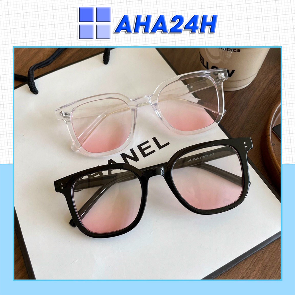 Mắt kính thời trang unisex Ah154 gọng giả cận dẻo tata nam nữ đẹp