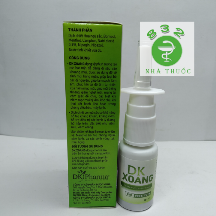 XỊT MŨI DK XOANG 15ml