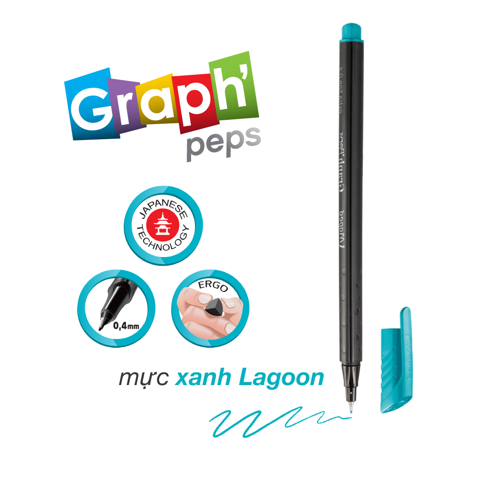 MAPED - Viết kim Graph' Peps 11 màu sắc - 1 cây