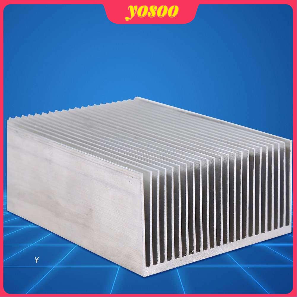 1pc Aluminum Heatsink Heat Sink Cooling for Led Amplifier Transistor IC Module 100*69*36mm