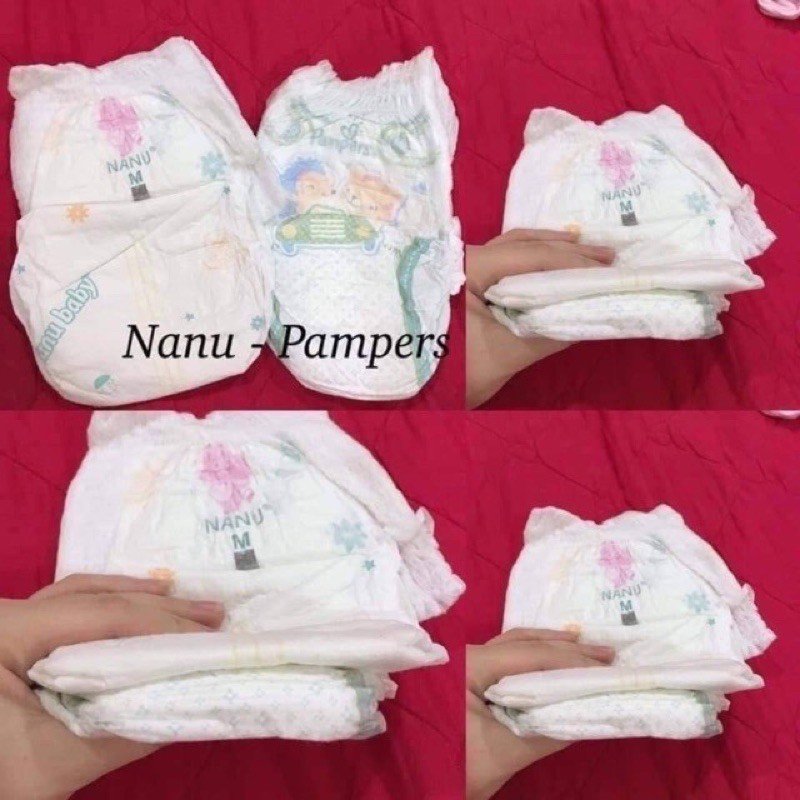 Bỉm dán size M Nanu 50 miếng KobiNanu