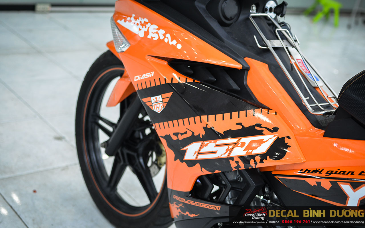 Tem Exciter 150 - Y15ZR Cam Đen
