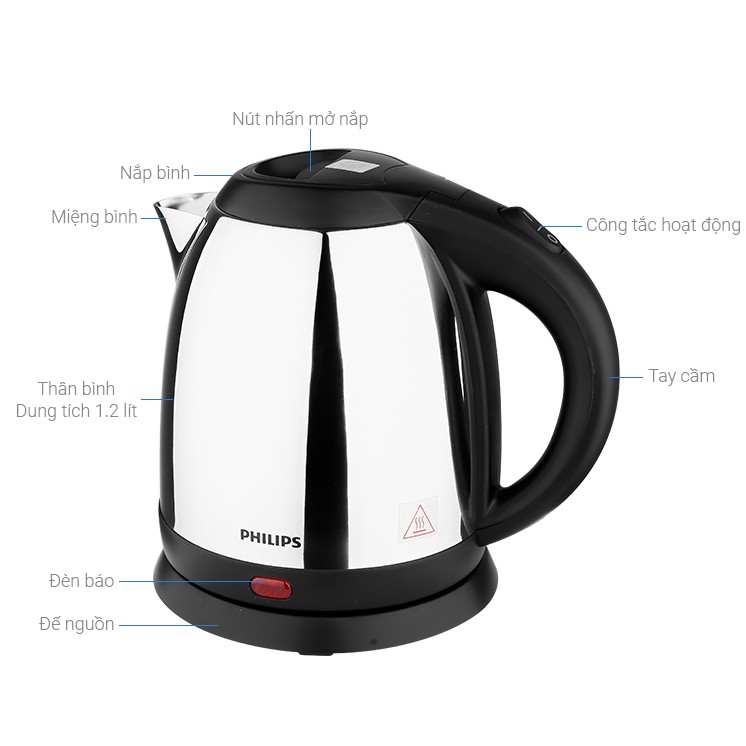 [HCM]Ấm đun siêu tốc Philips HD9303