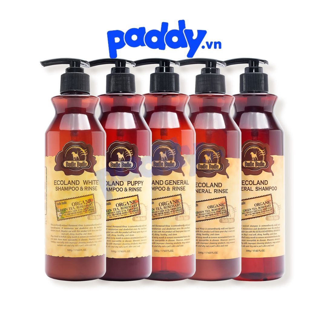 Sữa Tắm Hữu Cơ Cho Chó Budle Ecoland 500ml