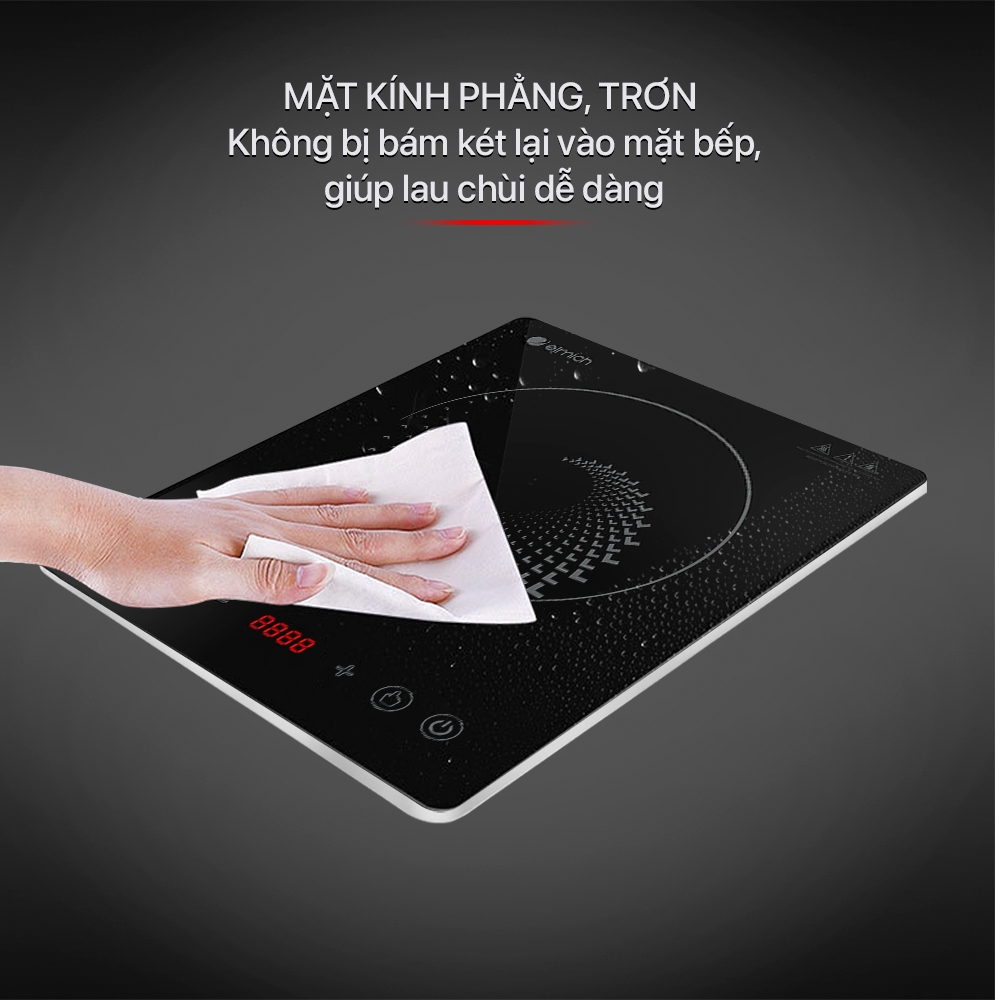 Bếp điện từ Smartcook ICS-3874 ( Điện áp 220V - Công suất 2.100W - BH 12 tháng)