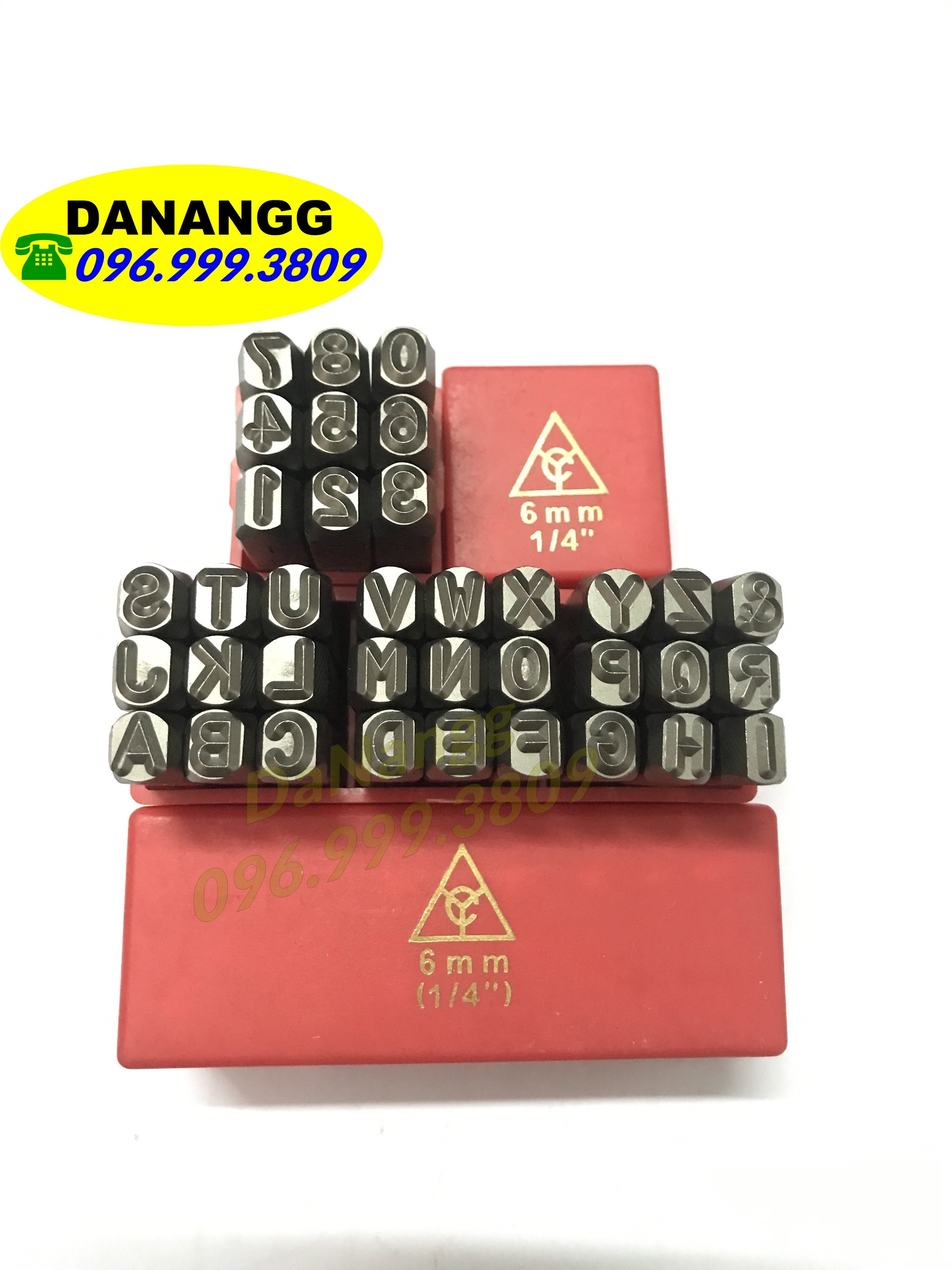Bộ đục chữ số 6 ly loại tốt