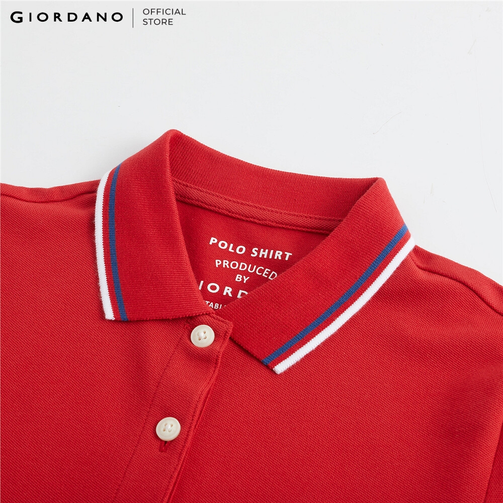 GIORDANO Áo Thun Nữ Có Cổ Classics Polo 05319260