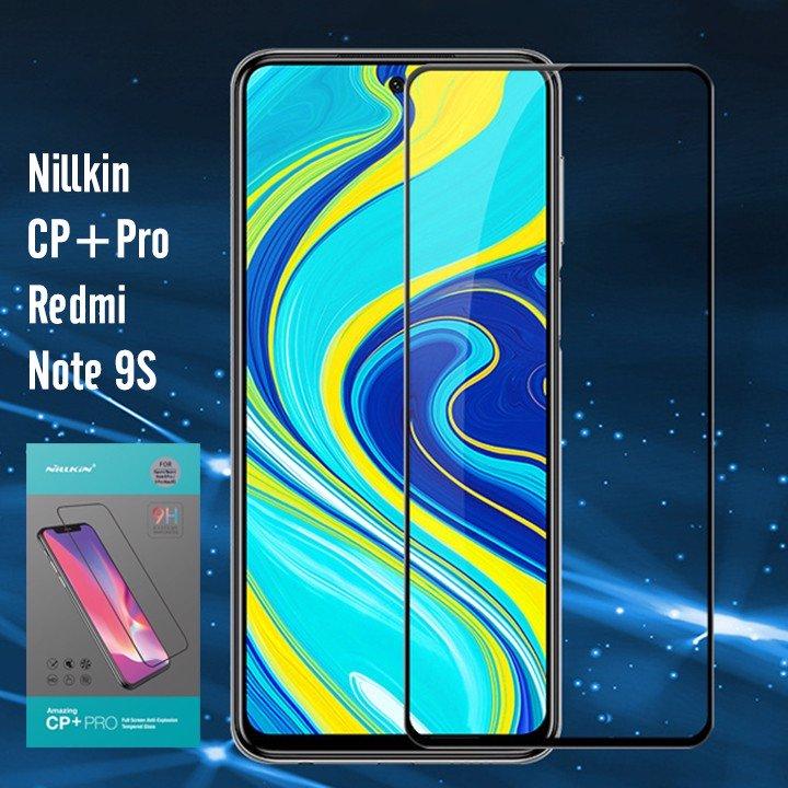 Kính cường lực Nillkin CP+ PRO Cho Xiaomi Redmi Note 9S - Redmi Note 9 Pro FULL viền đen