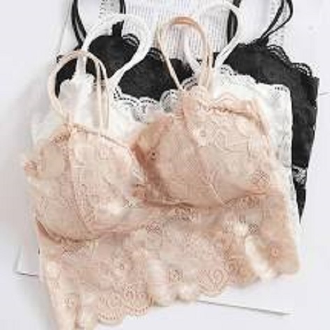 Áo bra katun 4 dây có đệm ngực